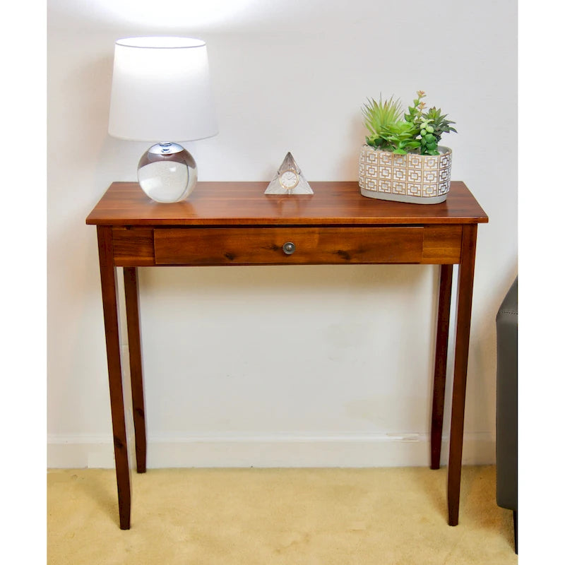 Console avec tiroir(s) en bois massif