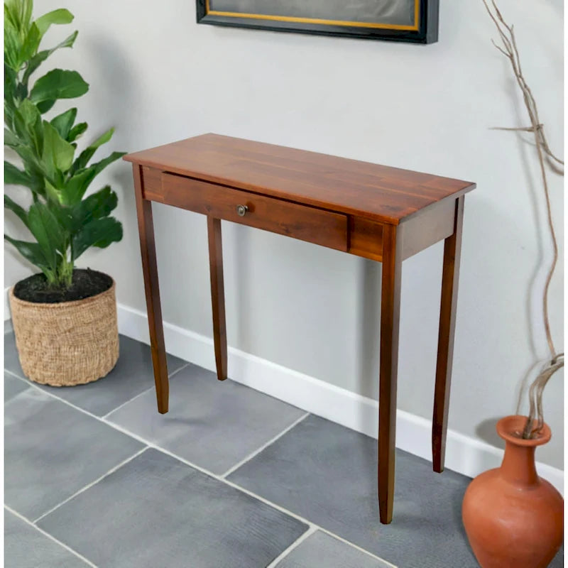 Console avec tiroir(s) en bois massif