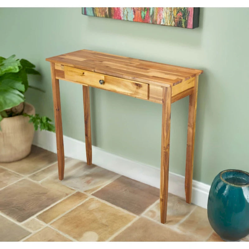 Console avec tiroir(s) en bois massif