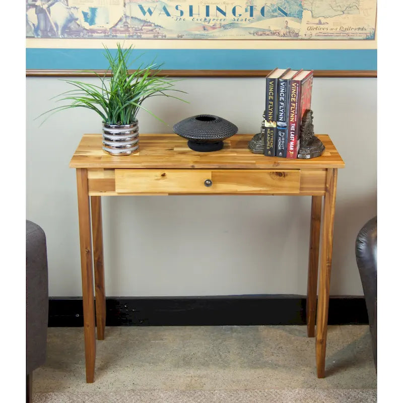 Console avec tiroir(s) en bois massif