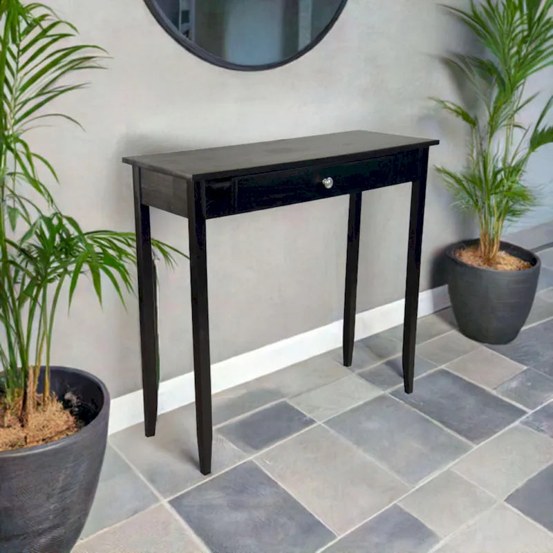 Console avec tiroir(s) en bois massif