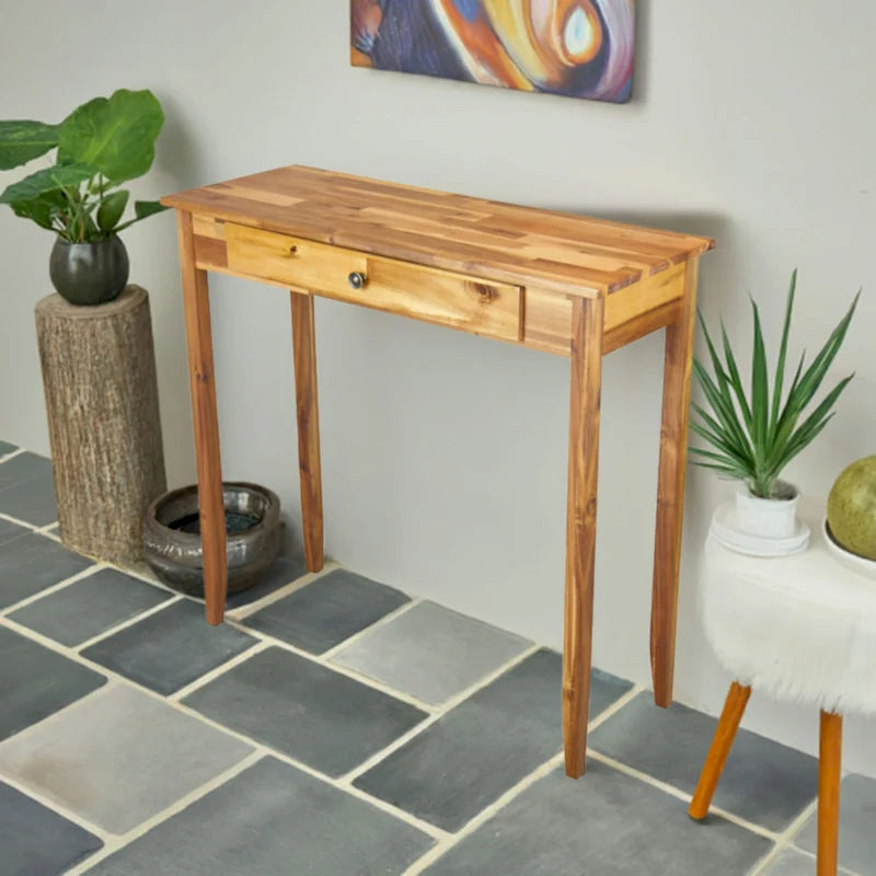 Console avec tiroir(s) en bois massif