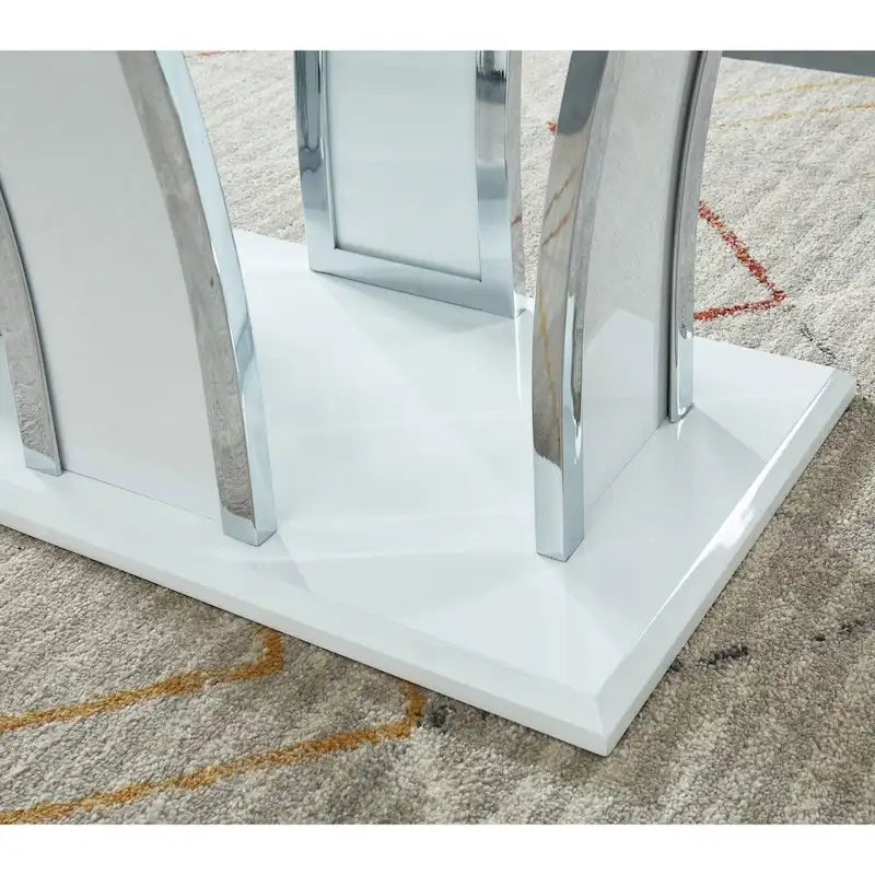 Ensemble de 2 tables d'appoint modernes à plateau en verre