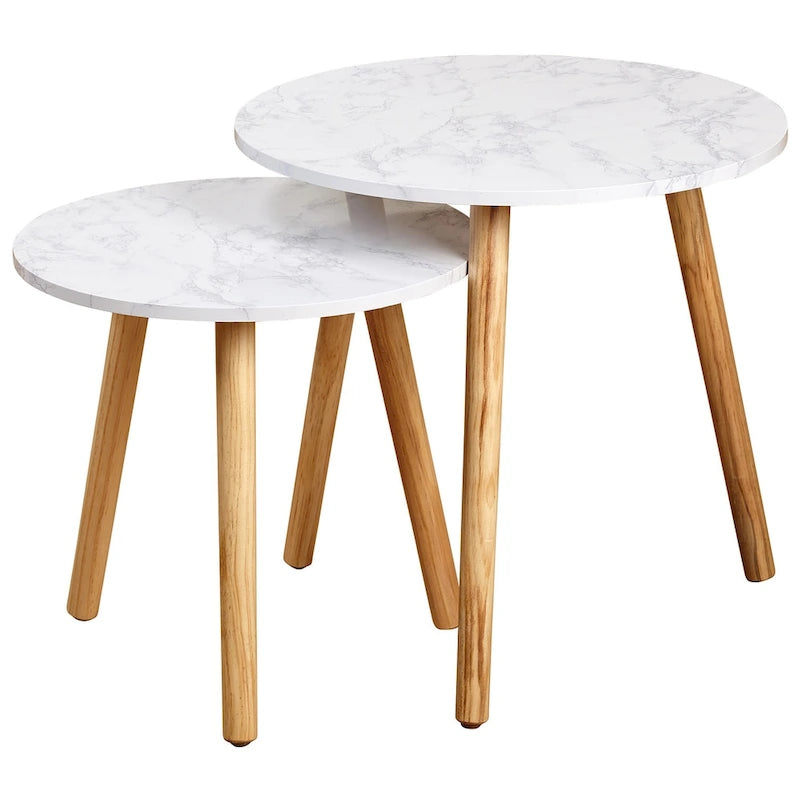 Tables gigognes Mid-Century, lot de 2