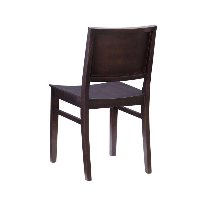 Chaise d'appoint mi-siècle en hêtre massif, lot de 2