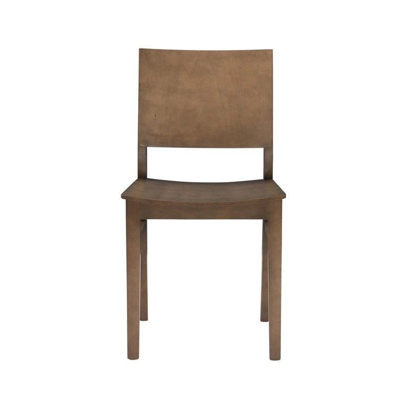 Chaise d'appoint mi-siècle en hêtre massif, lot de 2