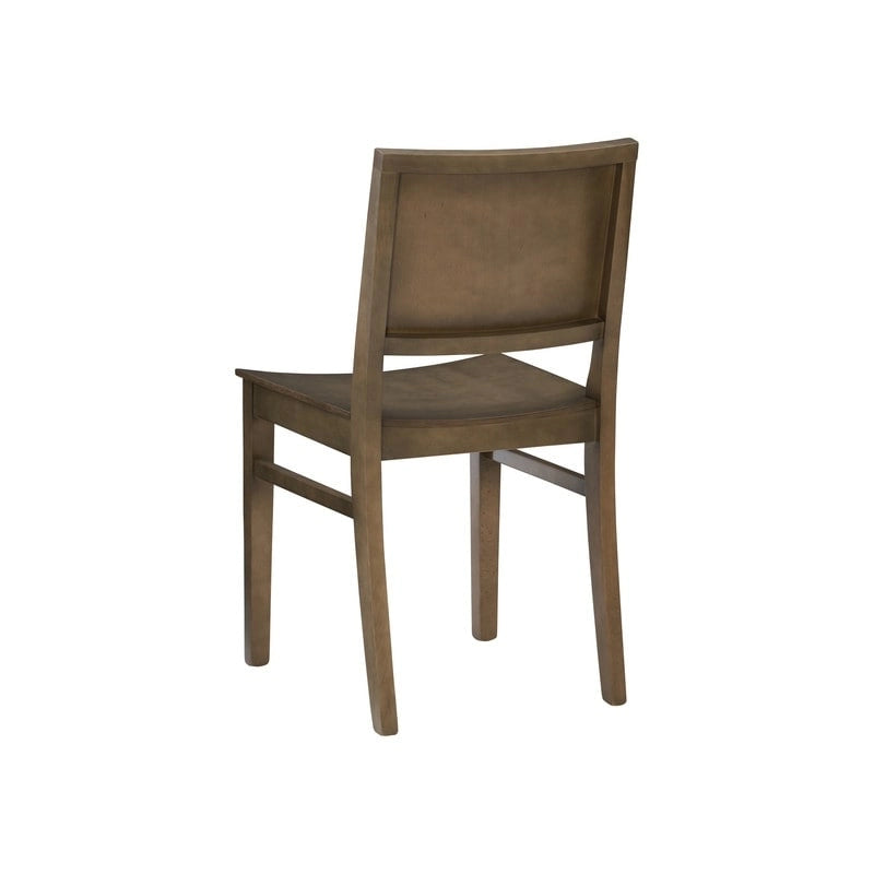 Chaise d'appoint mi-siècle en hêtre massif, lot de 2