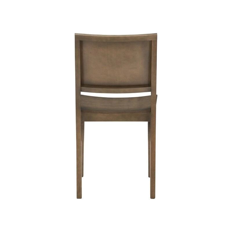 Chaise d'appoint mi-siècle en hêtre massif, lot de 2