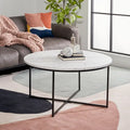 SAFAVIEH Alverda Marble Coffee Table - 35 W x 35 D x 19 H - 35Wx35Dx19H