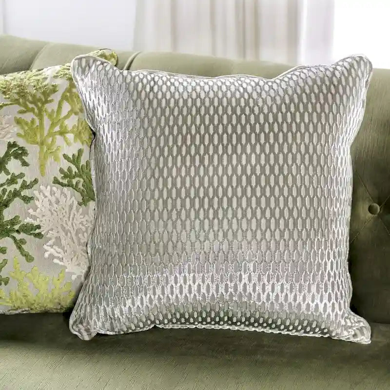 Causeuse rembourrée en microfibre vert olive de style transitionnel